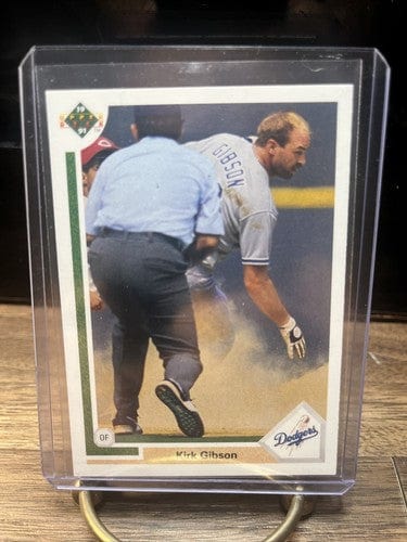 Cheap Sneaks Footwear/Sports Cards Baseball Card 1991 Upper Deck Kirk Gibson #634 Los Angeles Dodgers Baseball ⚾️
