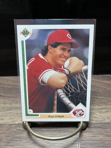 Cheap Sneaks Footwear/Sports Cards Baseball Card 1991 Upper Deck Paul O’Neill OF Cincinnati Reds Baseball Card #133