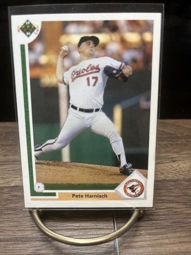 Cheap Sneaks Footwear/Sports Cards Baseball Card 1991 UPPER DECK PETE HARNISCH BALTIMORE ORIOLES #302