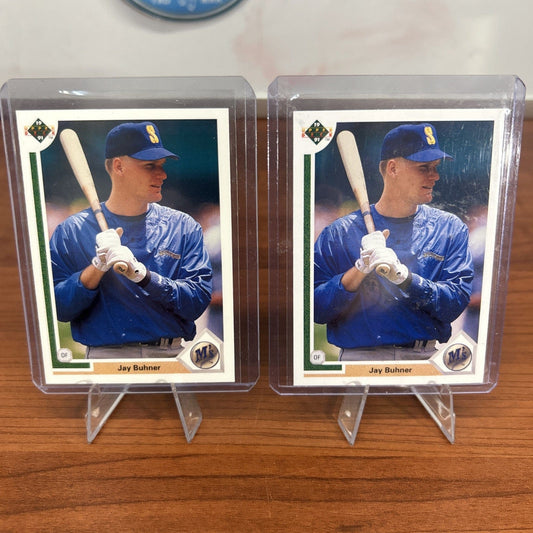 Cheap Sneaks Footwear/Sports Cards Baseball Card 1991 Upper Deck Seattle Mariners Baseball Card #128 Jay Buhner