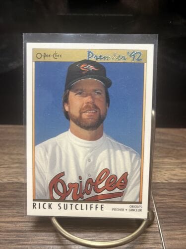 Cheap Sneaks Footwear/Sports Cards Baseball Card 1992 O-Pee-Chee Premier #98 Rick Sutcliffe Baltimore Orioles Baseball