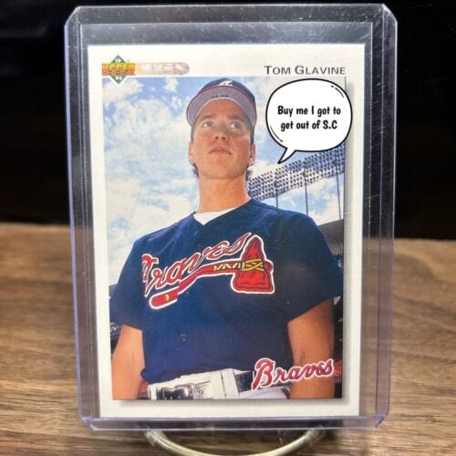 Cheap Sneaks Footwear/Sports Cards Baseball Card 1992 Upper Deck - #342 Tom Glavine Atlanta Braves