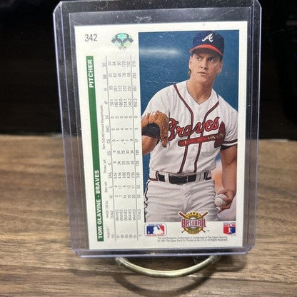 Cheap Sneaks Footwear/Sports Cards Baseball Card 1992 Upper Deck - #342 Tom Glavine Atlanta Braves