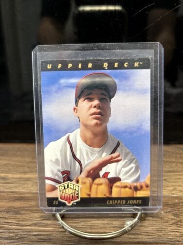 Cheap Sneaks Footwear/Sports Cards Baseball Card 1992 Upper Deck Chipper Jones Star Rookies 24 RC ROOKIE Braves HOF