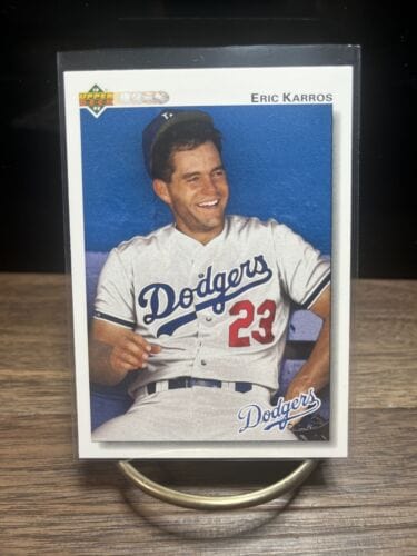 Cheap Sneaks Footwear/Sports Cards Baseball Card 1992 Upper Deck Eric Karros Los Angeles Dodgers #534