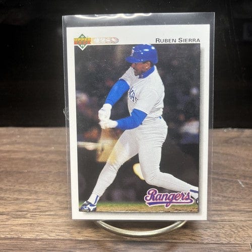 Cheap Sneaks Footwear/Sports Cards Baseball Card 1992 Upper Deck Ruben Sierra #176 Texas Rangers