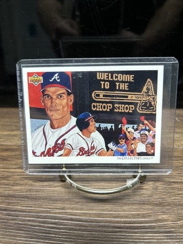 Cheap Sneaks Footwear/Sports Cards Baseball Card 1992 Upper Deck - Team Checklist #29 David Justice Braves