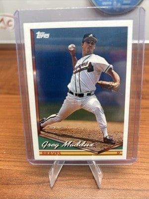 Cheap Sneaks Footwear/Sports Cards Baseball Card 1994 Topps Gold Baseball Greg Maddux Atlanta Braves #499