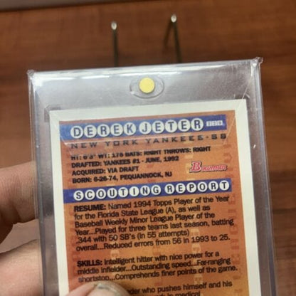 Cheap Sneaks Footwear/Sports Cards Baseball Card 👀💎1995 Bowman Foil Minor League MVPs Derek Jeter 👀💎 #229