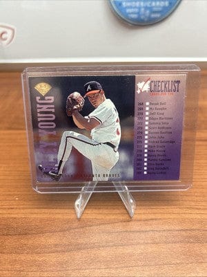 Cheap Sneaks Footwear/Sports Cards Baseball Card 1995 Leaf Greg Maddux #6 Checklists Atlanta Braves