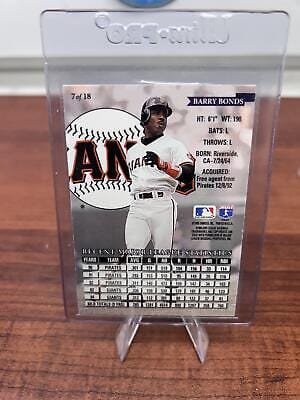 Cheap Sneaks Footwear/Sports Cards Baseball Card 1995 National Packtime #7 Barry Bonds