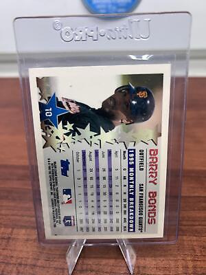 Cheap Sneaks Footwear/Sports Cards Baseball Card 1996 Topps #10 Barry Bonds