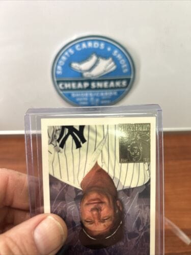 Cheap Sneaks Footwear/Sports Cards Baseball Card 1996 Topps Mickey Mantle #7 NY Yankees Gold Seal