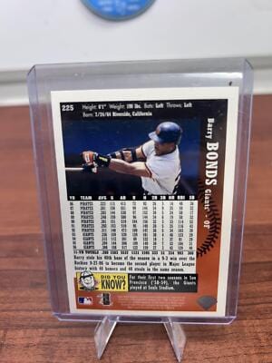 Cheap Sneaks Footwear/Sports Cards Baseball Card 1997 Collector's Choice #225 Barry Bonds