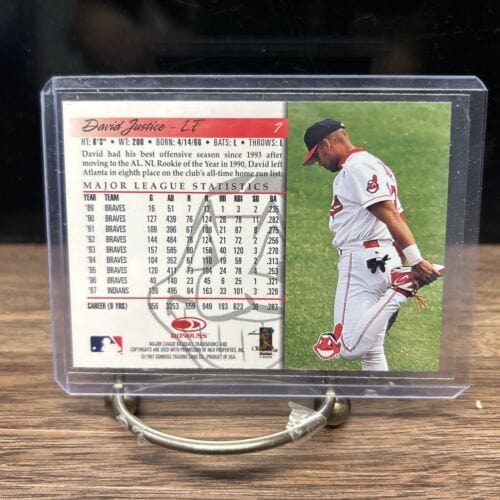 Cheap Sneaks Footwear/Sports Cards Baseball Card 1997 Donruss David Justice Atlanta Braves #175