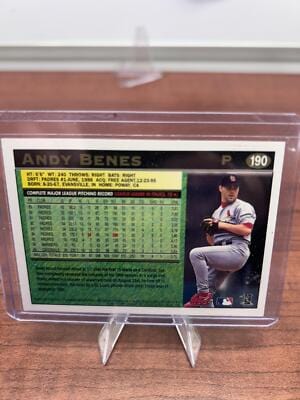 Cheap Sneaks Footwear/Sports Cards Baseball Card 1997 Topps #190 Andy Benes