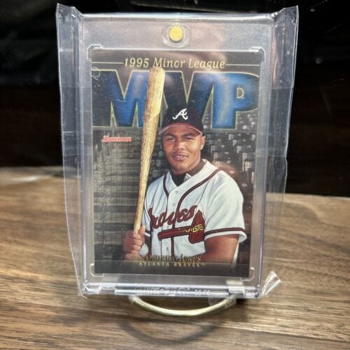 Cheap Sneaks Footwear/Sports Cards Baseball Card 1998 Bowman Minor League MVP's Andruw Jones Atlanta Braves #MVP7