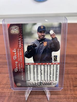 Cheap Sneaks Footwear/Sports Cards Baseball Card 1998 Pacific Paramount #242 Barry Bonds Platinum Blue