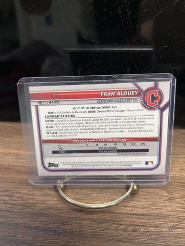 Cheap Sneaks Footwear/Sports Cards Baseball Card 1st Edition Fran Alduey 2022 1st Bowman Cleveland Guardians Baseball C