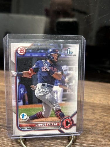 Cheap Sneaks Footwear/Sports Cards Baseball Card 1st Edition George Valera 2022 1st Bowman Cleveland Guardians Bball Ca