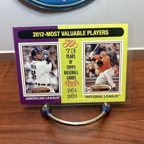 Cheap Sneaks Footwear/Sports Cards Baseball Card 2 Buster Posey / Miguel Cabrera 2024 Topps Heritage Baseball MINI #199