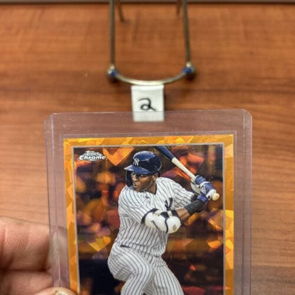 Cheap Sneaks Footwear/Sports Cards Baseball Card 20/25 Estevan Florial 2023 Topps Chrome Sapphire Orange Refrac. #USCS2