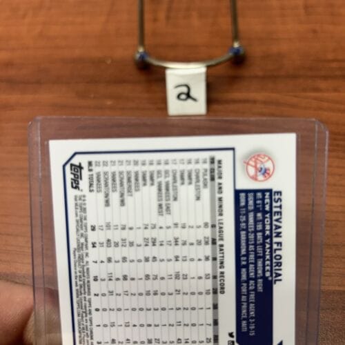 Cheap Sneaks Footwear/Sports Cards Baseball Card 20/25 Estevan Florial 2023 Topps Chrome Sapphire Orange Refrac. #USCS2