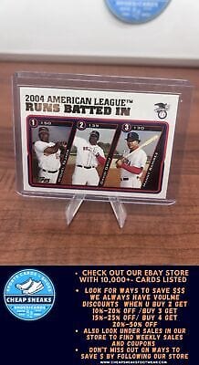 Cheap Sneaks Footwear/Sports Cards Baseball Card 2004 American League Runs Batted In (ejada/ Ortiz Ramirez)2005 Topps #