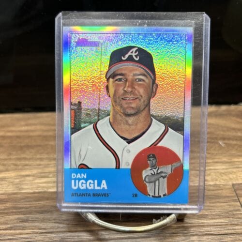Cheap Sneaks Footwear/Sports Cards Baseball Card 2012 Topps Heritage Chrome Atlanta Braves Baseball Card #HP27 Dan Uggl