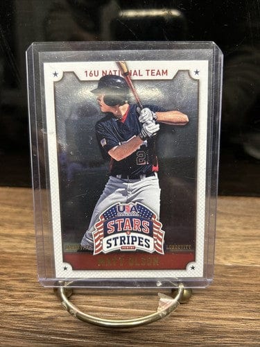 Cheap Sneaks Footwear/Sports Cards Baseball Card 2015 Panini USA Stars And Stripes Matt Olson RC #73