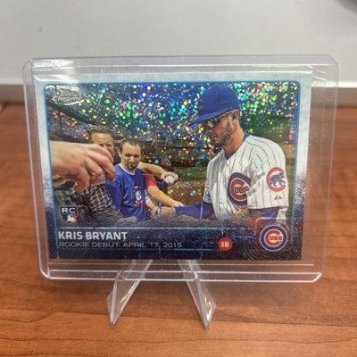Cheap Sneaks Footwear/Sports Cards Baseball Card 2015 Topps Chrome Update Sparkle Speckle Kris Bryant Rookie RC #US283