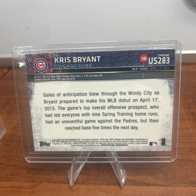 Cheap Sneaks Footwear/Sports Cards Baseball Card 2015 Topps Chrome Update Sparkle Speckle Kris Bryant Rookie RC #US283