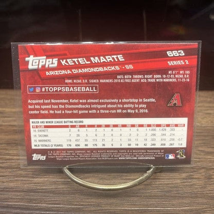 Cheap Sneaks Footwear/Sports Cards Baseball Card 2017 Topps Series 2 Rainbow Foil Ketel Marte