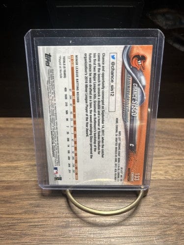 Cheap Sneaks Footwear/Sports Cards Baseball Card 2018 TOPPS CHROME ROOKIE REFRACTOR # 133- CHANCE SISCO- ORIOLES- MINT