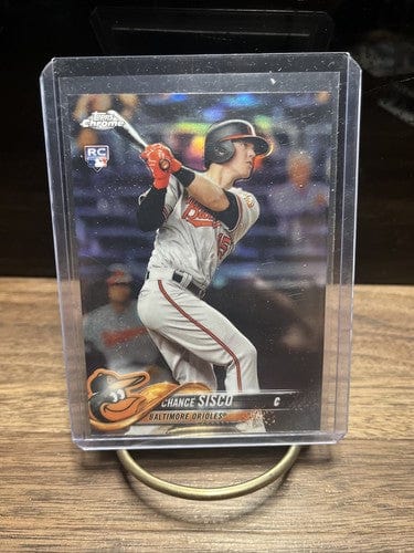 Cheap Sneaks Footwear/Sports Cards Baseball Card 2018 TOPPS CHROME ROOKIE REFRACTOR # 133- CHANCE SISCO- ORIOLES- MINT