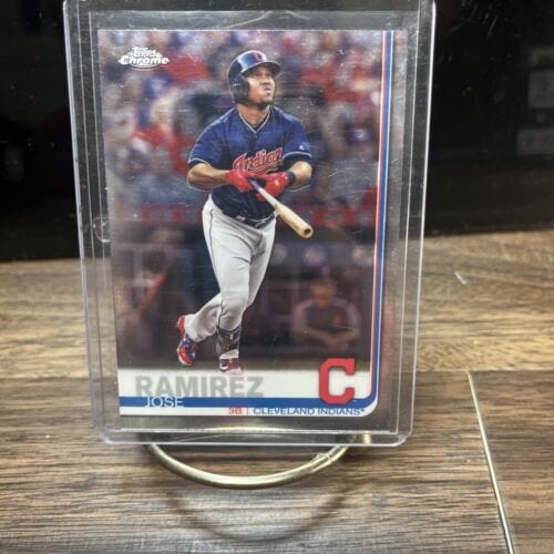 Cheap Sneaks Footwear/Sports Cards Baseball Card 2019 Topps Chrome JOSE RAMIREZ #127 Card Cleveland Guardians MLB