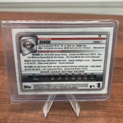 Cheap Sneaks Footwear/Sports Cards Baseball Card 2020 Bowman Chrome MAURICIO DUBON RC #38 San Francisco Giants Astros R