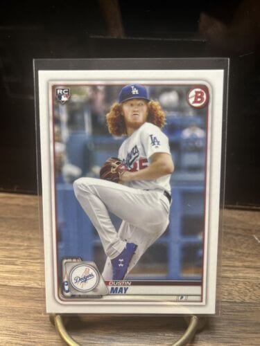 Cheap Sneaks Footwear/Sports Cards Baseball Card 2020 Bowman Dustin May RC #38 Los Angeles Dodgers Rookie 