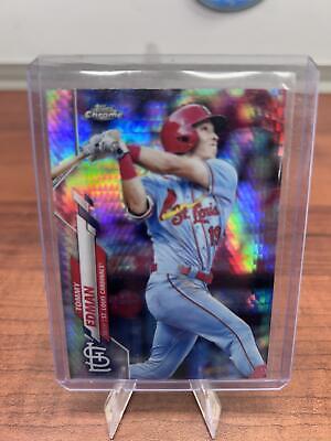 Cheap Sneaks Footwear/Sports Cards Baseball Card 2020 Topps Chrome #94 Tommy Edman Prism Refractor
