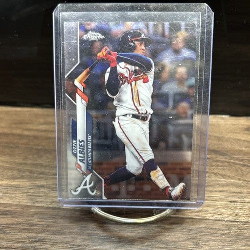 Cheap Sneaks Footwear/Sports Cards Baseball Card 2020 Topps Chrome Ozzie Albies #62 Atlanta Braves