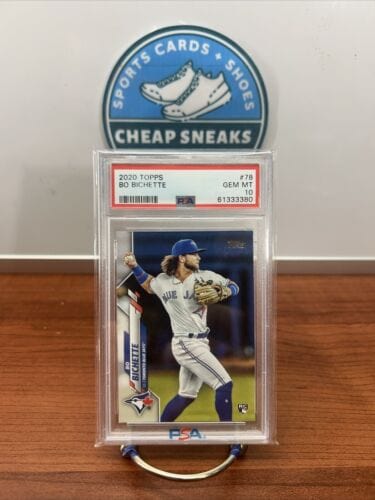 Cheap Sneaks Footwear/Sports Cards Baseball Card 2020 Topps Series 1 Bo Bichette #78 PSA 10 Toronto Blue Jays Rookie ca