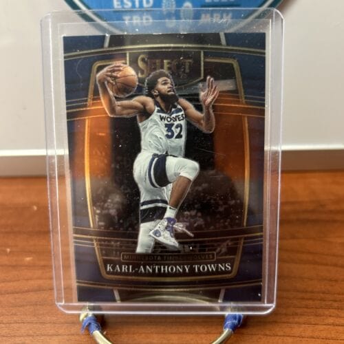 Cheap Sneaks Footwear/Sports Cards Baseball Card 2021-2022 Panini Select Concourse Blue Karl Anthony Towns Minnesota Ti