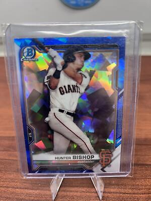 Cheap Sneaks Footwear/Sports Cards Baseball Card 2021 Bowman #BCP-18 Hunter Bishop Chrome Prospects Atomic Refractor