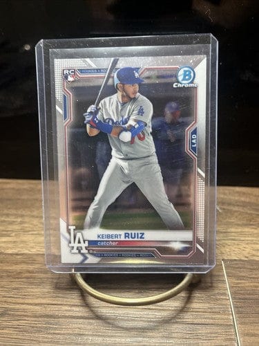 Cheap Sneaks Footwear/Sports Cards Baseball Card 2021 Bowman Chrome #70 Keibert Ruiz rookie RC card Dodgers