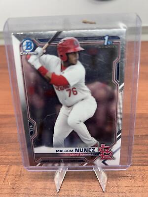 Cheap Sneaks Footwear/Sports Cards Baseball Card 2021 Bowman Chrome #BCP-226 Malcom Nunez Prospects