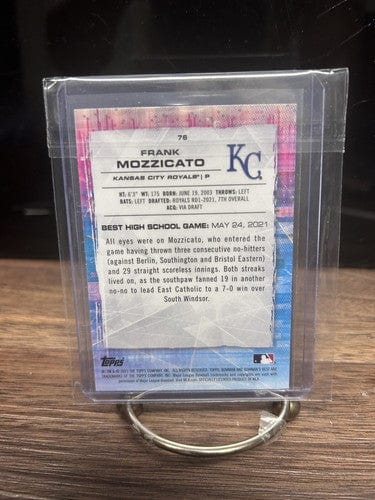 Cheap Sneaks Footwear/Sports Cards Baseball Card 2021 Bowman's Best Frank Mozzicato #76 - Kansas City Royals