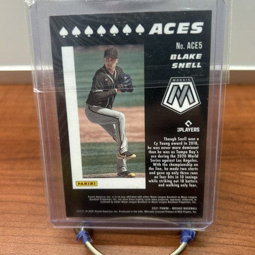 Cheap Sneaks Footwear/Sports Cards Baseball Card 2021 Panini Mosaic Aces Blake Snell #ACE5 San Diego Padres
