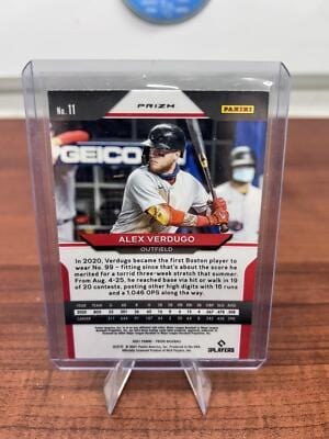 Cheap Sneaks Footwear/Sports Cards Baseball Card 2021 Panini Prizm #11 Alex Verdugo Teal Wave Prizm