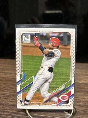 Cheap Sneaks Footwear/Sports Cards Baseball Card 2021 SERIES 2 GOLD STAR PARALLEL JOSE GARCIA RC CINCINNATI REDS #374 P
