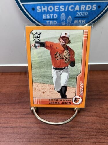 Cheap Sneaks Footwear/Sports Cards Baseball Card 2021 Topps Big League Orange Jahmai Jones #5 Baltimore Orioles RC